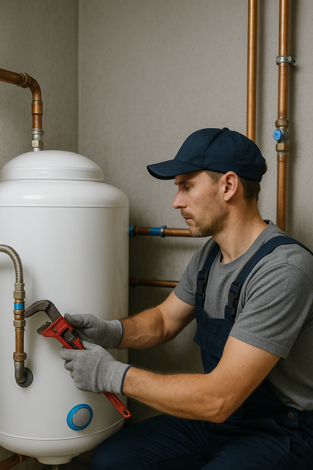 Water heater installation service